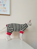 Belly-protecting Four-legged High-elasticity Fur-free Cat Clothing