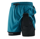 Casual All-match Two-piece Shorts For Sports Running And Fitness
