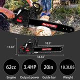 Powerful 20 Inch Gas Chainsaw
