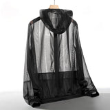 Mens Lightweight Breathable Outdoor Sun-Protective Jacket