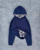 Hip Hop Double-sided Retro Plaid Casual Sweater