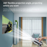 Portable Home Theater Projector, Mini Projector For Bedroom Gaming Movies