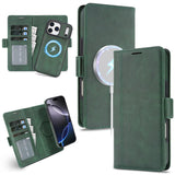 Wireless Charging Magnetic Leather Phone Case