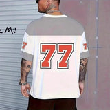 American-style Retro Fashion 3D Digital Print American Top