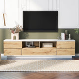 Modern TV stand with Multi-Functional Storage