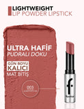 Flormar Lightweight Lip Powder Matte Lipstick 3g