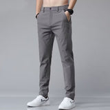 Straight-leg Mens Trousers Loose-fit And Casual