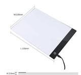 Three-speed Dimming A4 Copy LED Cartoon Transparent Copy Table Luminous Drawing Board USB Cable