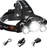 LED Outdoor Lighting Charging 20W High-power Induction T6 Light