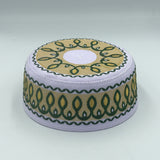 Baby Embroidered High-End Flat-Crown Round-Edge Ethnic-Style Saudi Cap