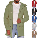 Versatile Wool Coat Mens Trench Coat