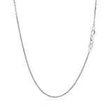 18k White Gold Cable Chain 1.1mm