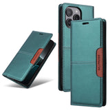 Anti-theft Card-Slotted Business Leather Case Light Luxury Skin-Feel Phone Case