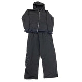 Loose-fit Tailored Hooded Zip-up Sweatshirt Jacket