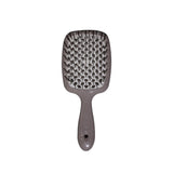 Janeke Superbrush Detangling Hair Brush in Grey & White