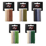 Eklips Large Towel Hair Ties Gentle Hold Assorted 4-Pack
