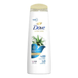 Dove Ultra Care Aloe Vera Anti-Dandruff Shampoo: Soothe Itchy, Dry Scalp & Eliminate Flakes with Natural Tea Tree Oil - Vegan & Paraben Free