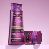 Bioblas Collagen + Keratin Shampoo for Thinning Hair - 12.18 fl oz, Volumizing, Paraben-Free