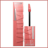 Maybelline New York Super Stay Vinyl Ink Liquid Lipstick - 100 Charmed, Long-Lasting, Non-Sticky Formula
