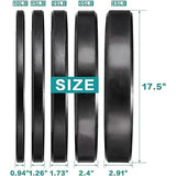 1-Pair: Bumper Plates 2-Inch Bumpers Olympic Weight Plate
