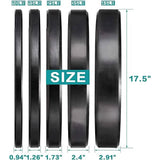 1-Pair: Bumper Plates 2-Inch Bumpers Olympic Weight Plate
