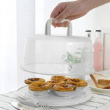 10" Cake Storage Container with Handle Plastic Cake Box
