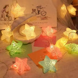 10-Light Crack Star String Lights