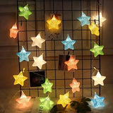 10-Light Crack Star String Lights