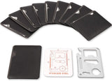 10-Pack: 11-in-1 Stainless Steel Survival Pocket Tool