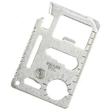 10-Pack: 11-in-1 Stainless Steel Survival Pocket Tool