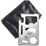 10-Pack: 11-in-1 Stainless Steel Survival Pocket Tool