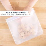 10-Pack: 32 oz Keeper Reusable Ziplock Bags