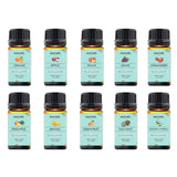 10-Pack: Fruity Fragrance Premium Aromatherapy Diffuser Oils Set For Candle & Soap Making