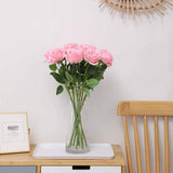 10-Pack: Nubry Artificial Silk Rose Flower Bouquet