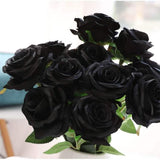10-Pack: Nubry Artificial Silk Rose Flower Bouquet