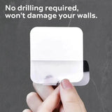 10-Pack: Self-Adhesive Wall Hooks