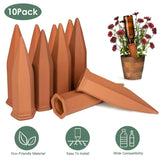 10-Pack: Spikes Teracotta Plant Watering Device