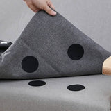 10-Pairs: Anti Curling Carpet Tape Rug Gripper Velcro
