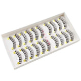 10-Pairs: Makeup Handmade Natural Fashion Long False Eyelashes