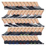 10-Pairs: Men's Active Low-Cut Ankle Socks