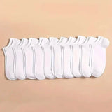 10-Pairs: Men's Plain Knitted Lining Socks