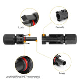10-Pairs: Solar Panel Connectors
