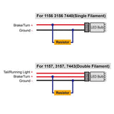 10-Piece: 50W 6Ohm Load Resistor