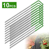 10-Piece: 6-Inch U-Type Garden Landscape Rust Resistance Turf Staples