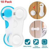 10-Piece: Kids Cabinet Strap Safety Locks