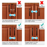 10-Piece: Kids Cabinet Strap Safety Locks
