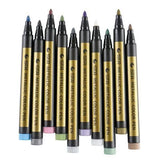 10-Piece: Metallic Paint Marker Pen Permanent