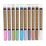 10-Piece: Metallic Paint Marker Pen Permanent