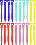 10-Pieces: 4.5 Inch Reusable Wire Ties Cord Organizer Straps Elastic Silicone Cord Organizer