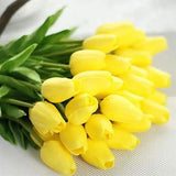 10-Pieces: PU Modern Style Bouquet Tabletop Flower Bouquet